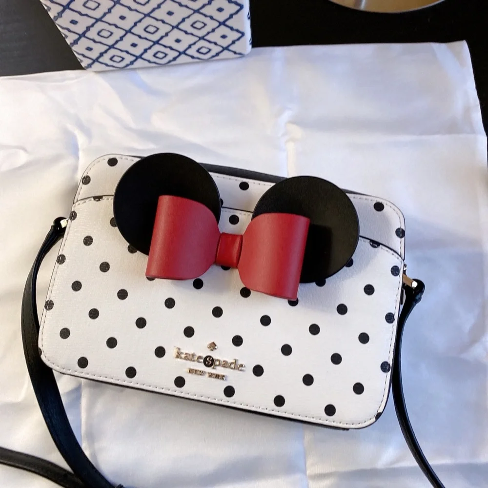 disney x kate spade new york other minnie mouse camera bag